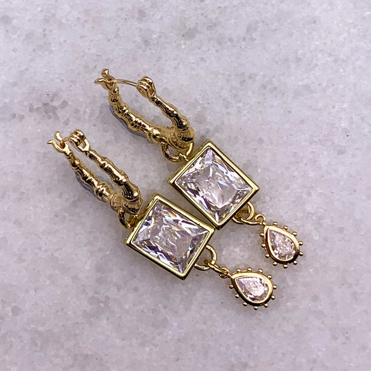 Opulence Gold Drop Earrings