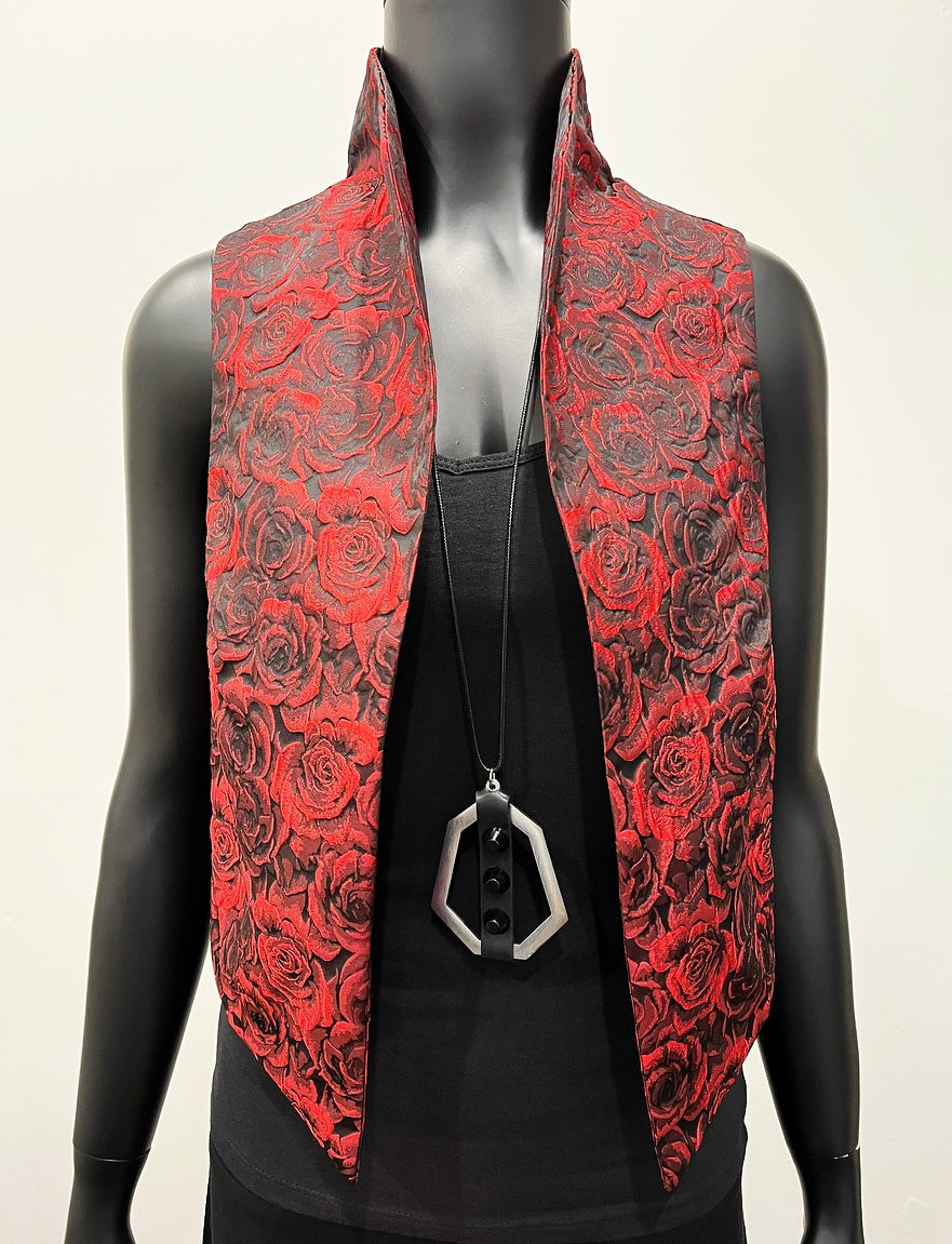 Tri Stud Hex Pendant necklace