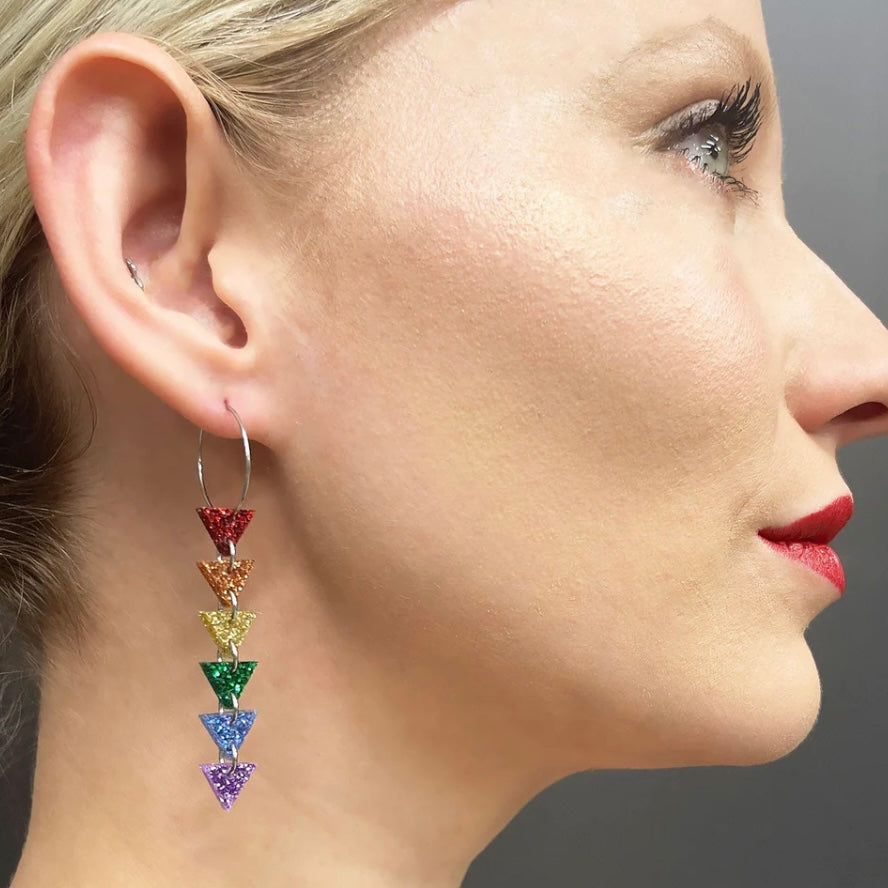 Anja Rainbow Hoops