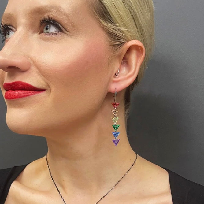 Anja Rainbow Hoops