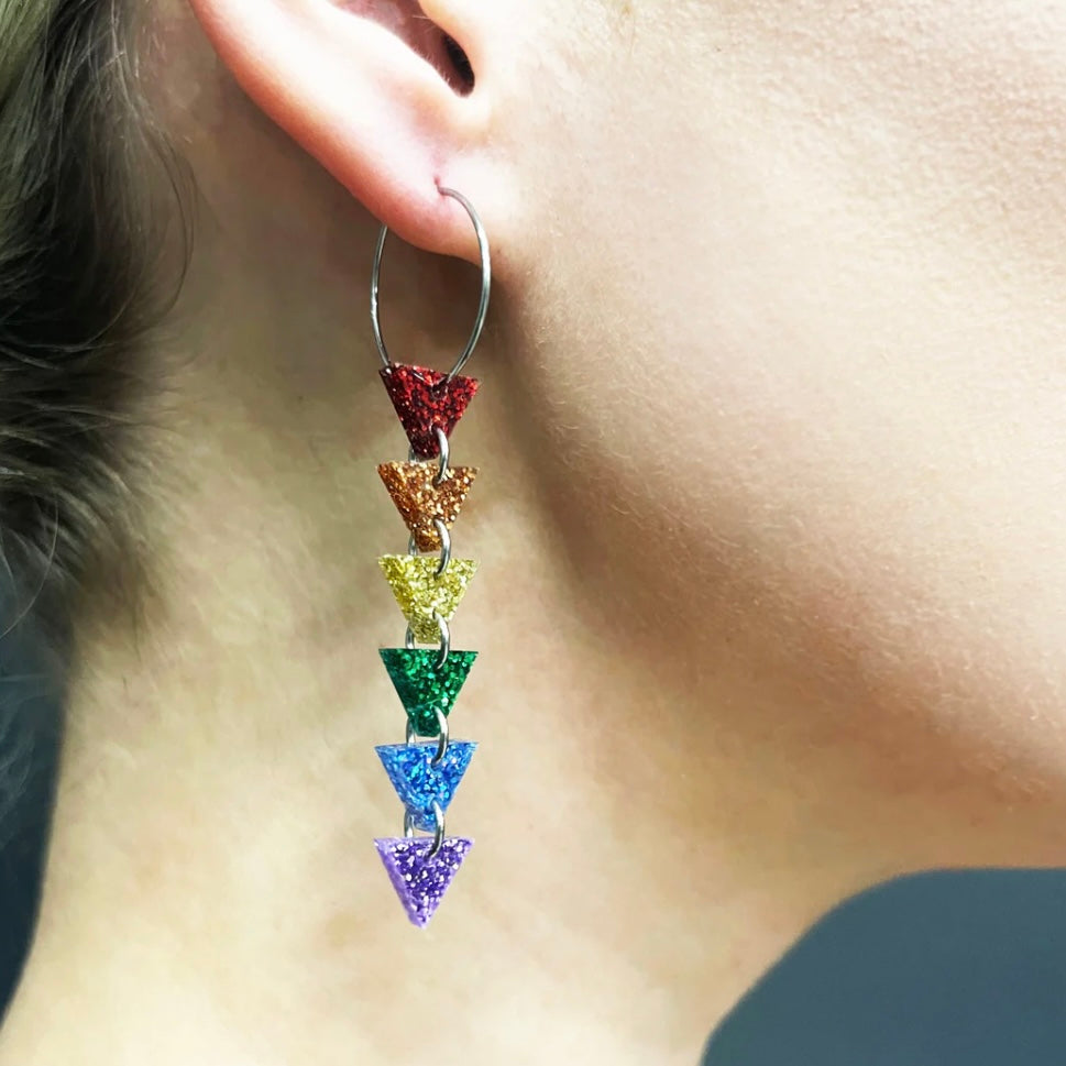 Anja Rainbow Hoops