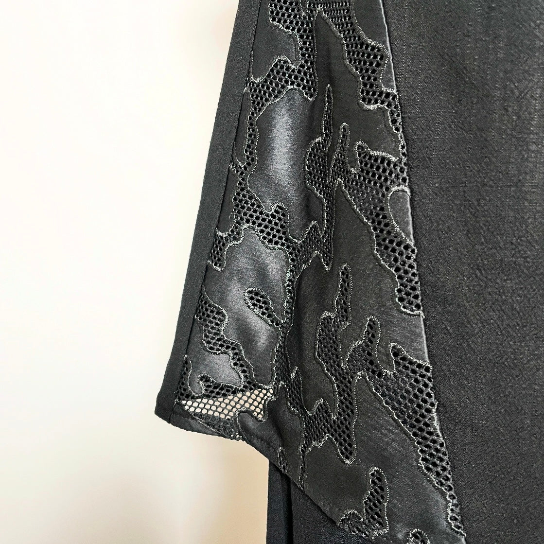 black linen summer sleeveless top lace elegant swing top melbourne made eloise the label
