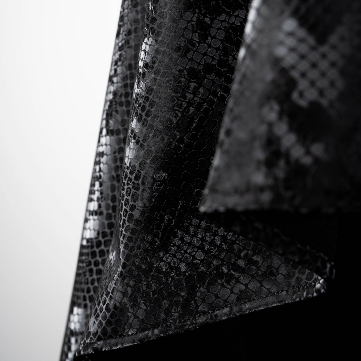 Cherish Wrap - Black Snakeskin