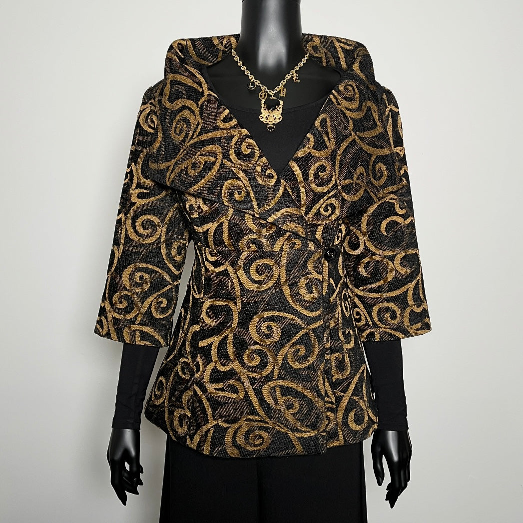 Clasique Jacket - Golden Swirl