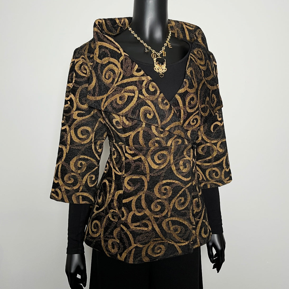 Clasique Jacket - Golden Swirl