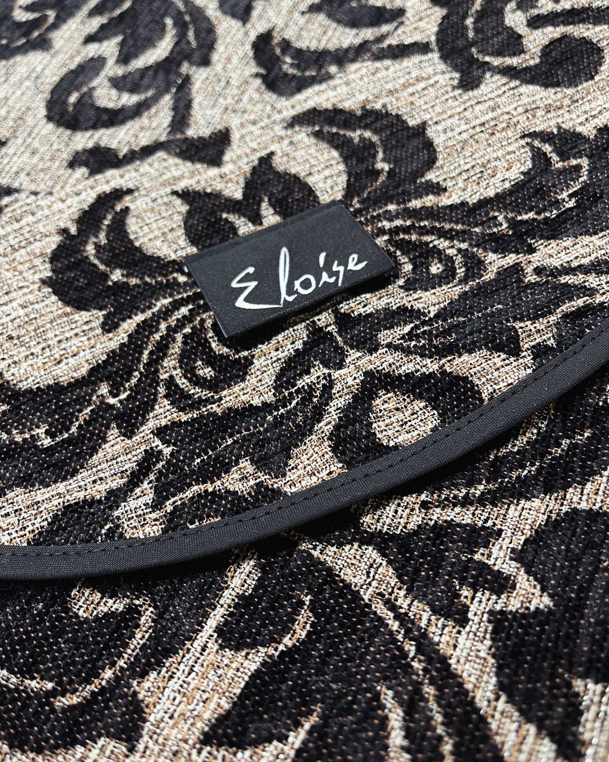 gothic black jacquard brocade vest fleur de lis vest jacquard brocade vest ladies apparel stylish clothing handmade in melbourne classy elegant clothing timeless pieces timeless clothing classic style unique clothing unique style ageless style luxe fabrics statement clothing statement style evening style clothing floral vest stand up collar womens clothing made in australia eloise the label