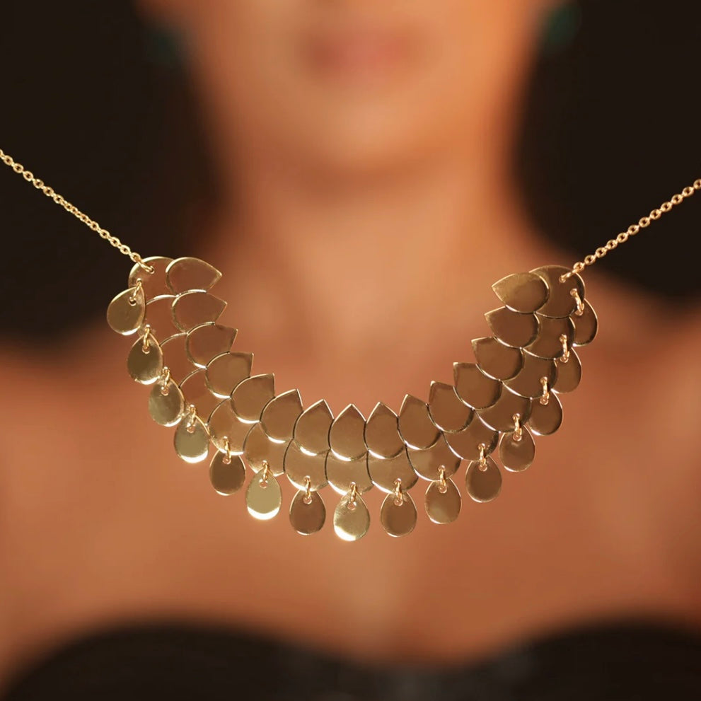 Gold Sunburst Necklace