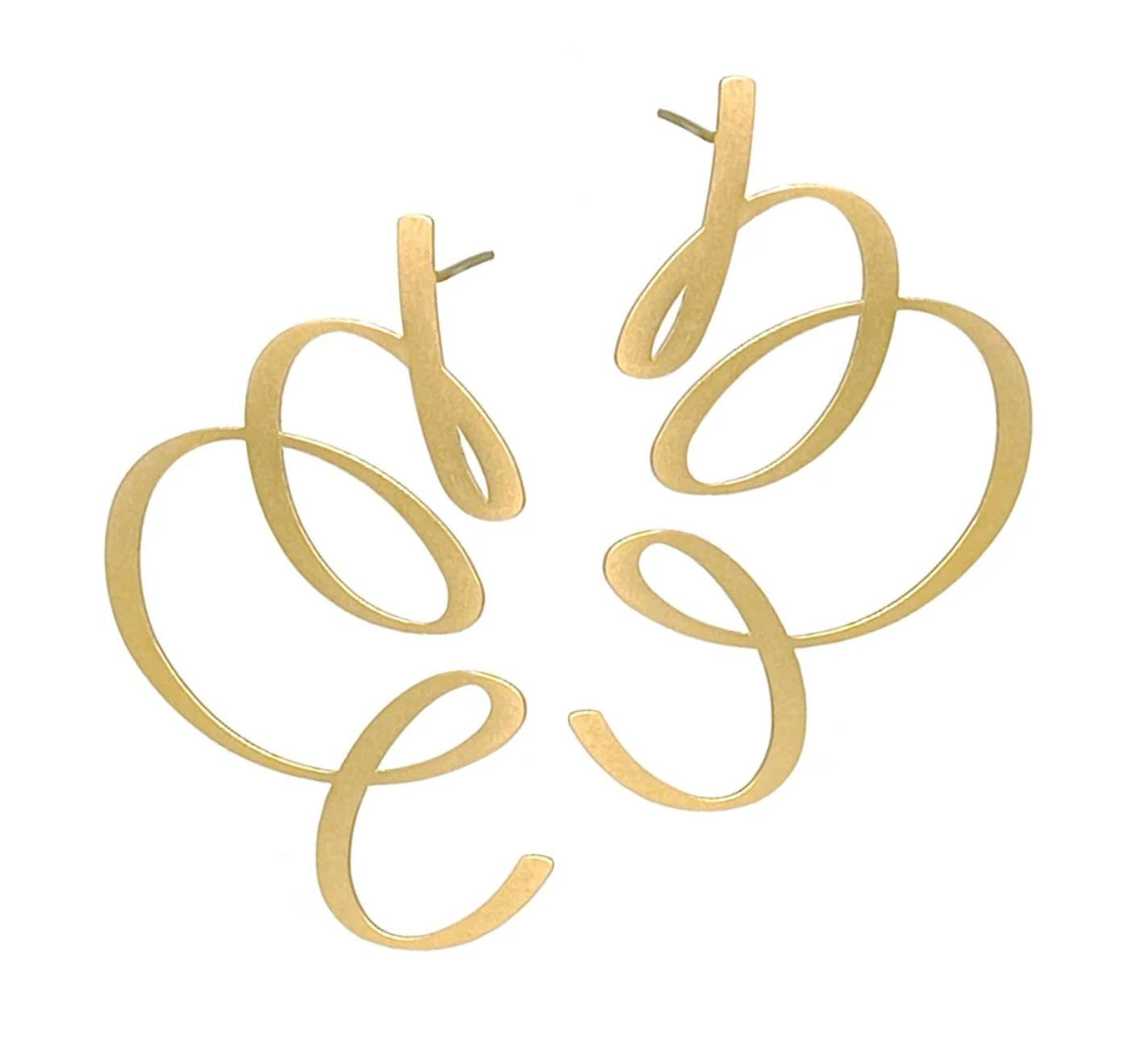 Gold Collect Stud Earrings