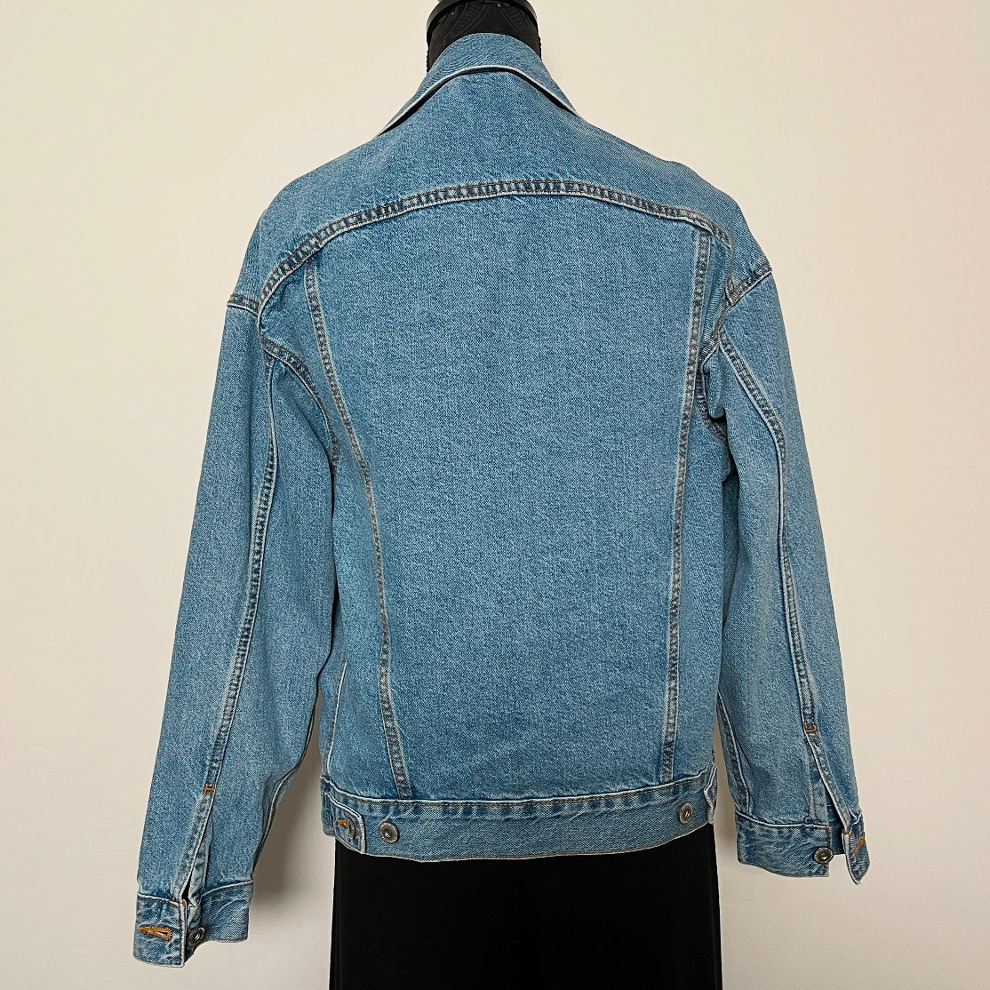 Upcycled denim jacket japanese obi fabric gold floral brocade sustainable fashion made in melbourne