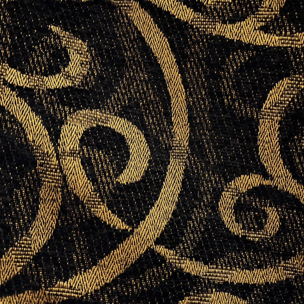 black and gold jacquard vest made in melbourne