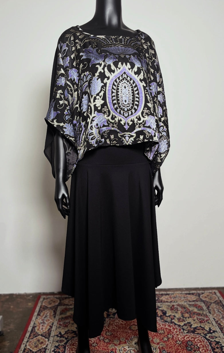 Havana Top - Purple Floral