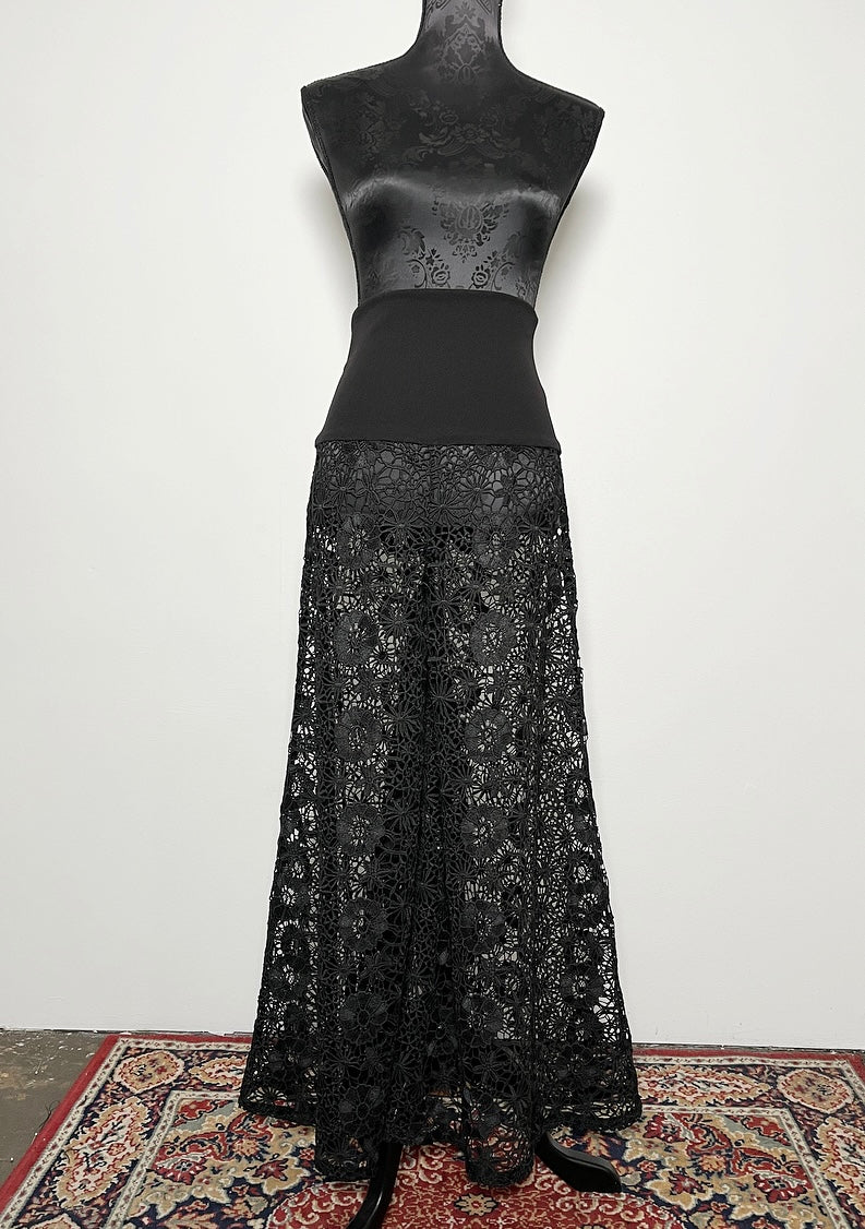 Flared Pant - Luxe Guipure Lace