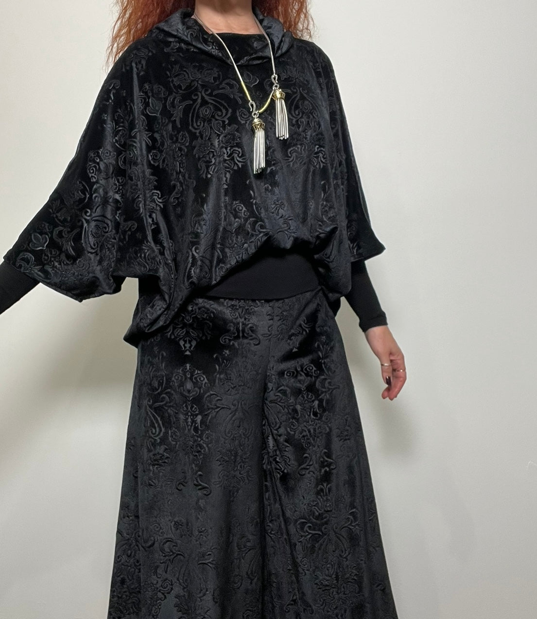 black velvet pant palazzo pant flare pant black velvet pants ladies apparel high waisted pant stylish clothing handmade in melbourne classy elegant clothing timeless pieces timeless clothing classic style unique clothing unique style ageless style luxe fabrics statement clothing statement style evening style clothing womens clothing made in australia eloise the label