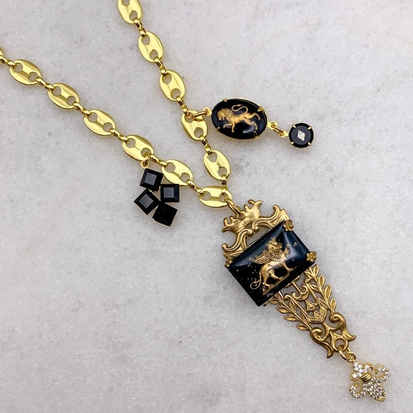 Jungle Luxe Regal Lion Necklace