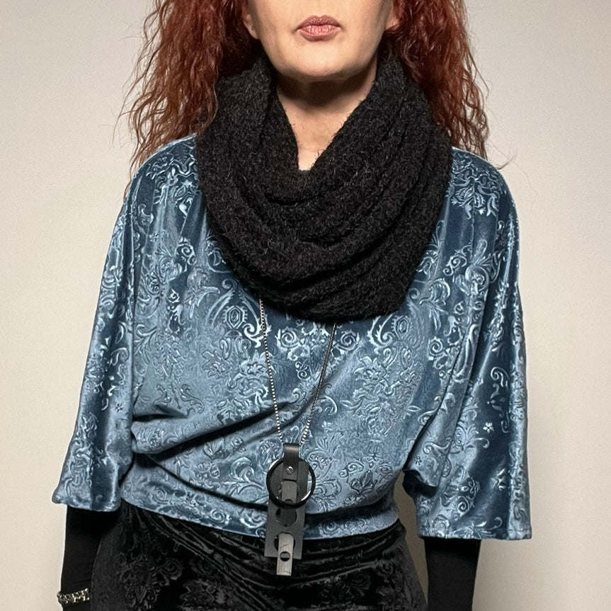 blue velvet top ladies top womens apparel stylish clothing handmade in melbourne evening wear classy elegant clothing timeless pieces timeless clothing classic style unique clothing unique style ageless style luxe fabrics statement clothing statement style clothing womens clothing made in australia eloise the label