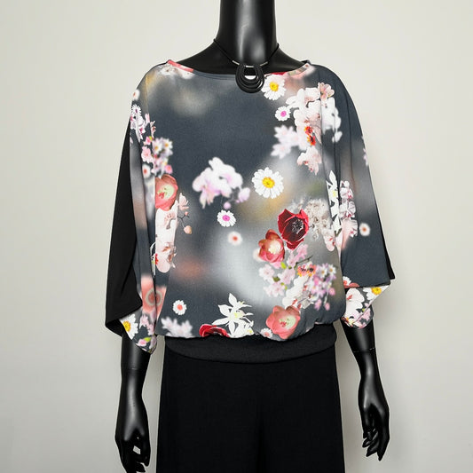 Louisa Top - Digital Print Floral