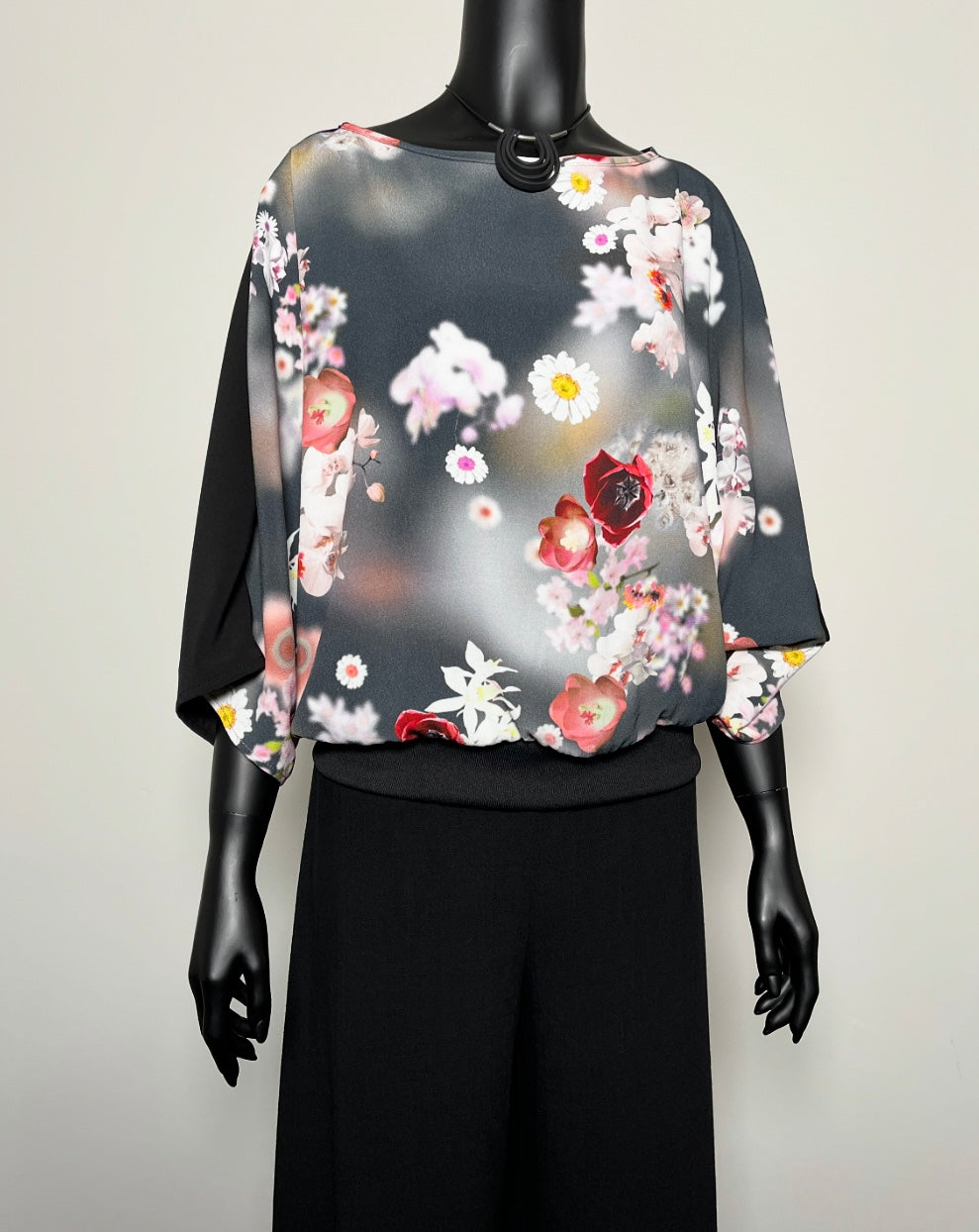 Louisa Top - Digital Print Floral