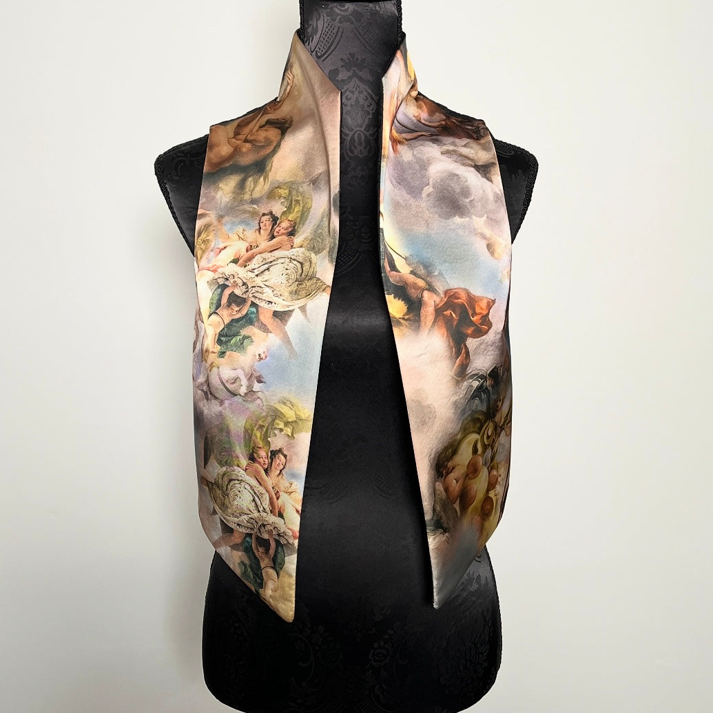 womans vest waistcoat with angelic design made in melbourne
