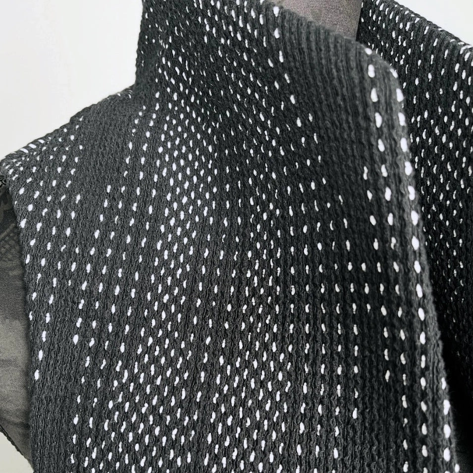 Black and white ladies vest event wear evening wear melbourne made eloise the label