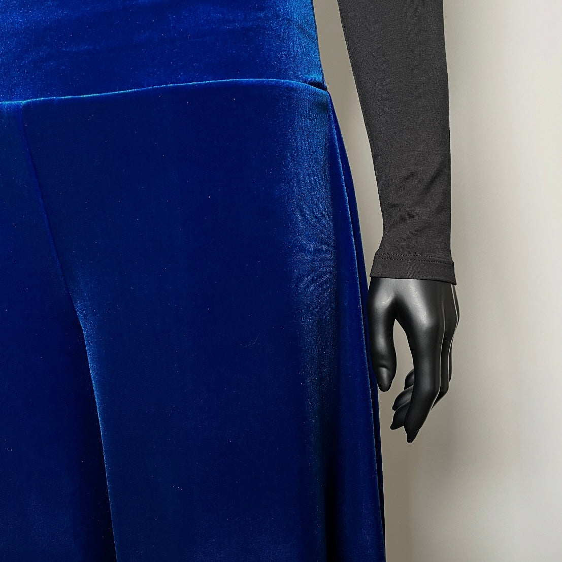 Wide Leg Pant - Blue Velvet