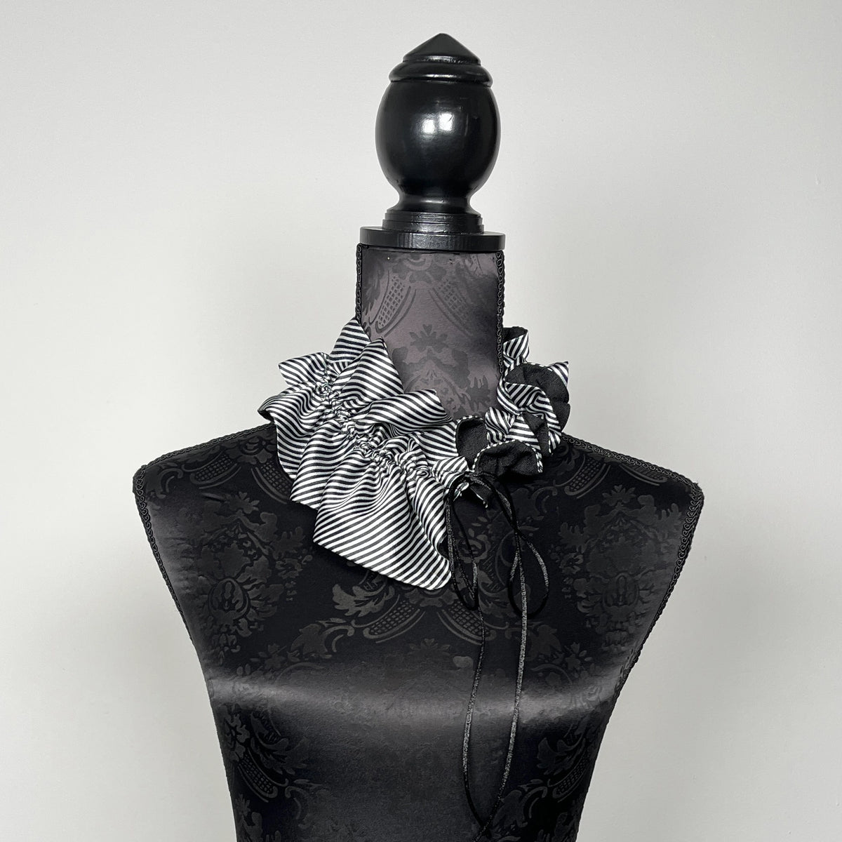 Ruffle Scarf - Upcycled Vintage Tie