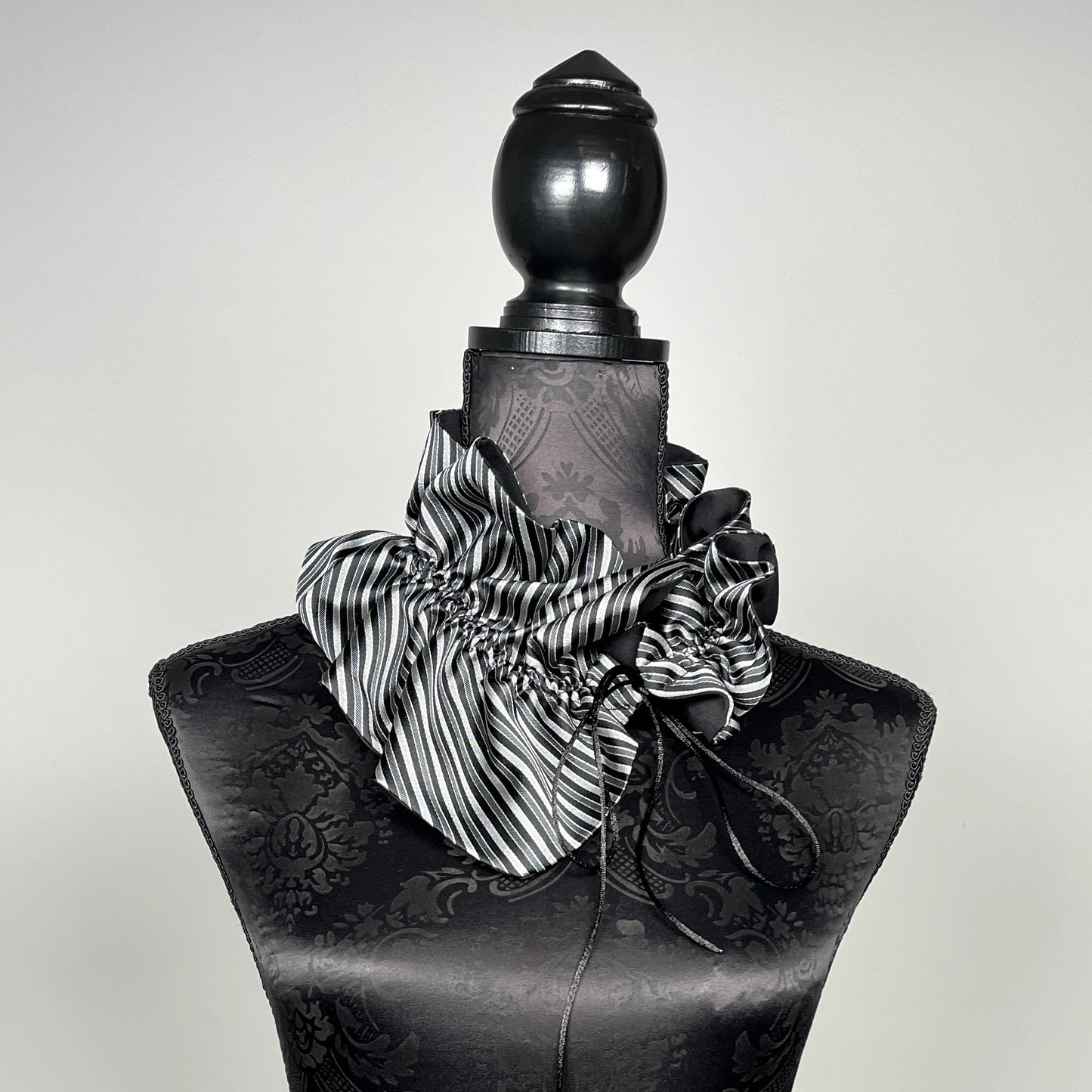 Ruffle Scarf - Upcycled Vintage Tie