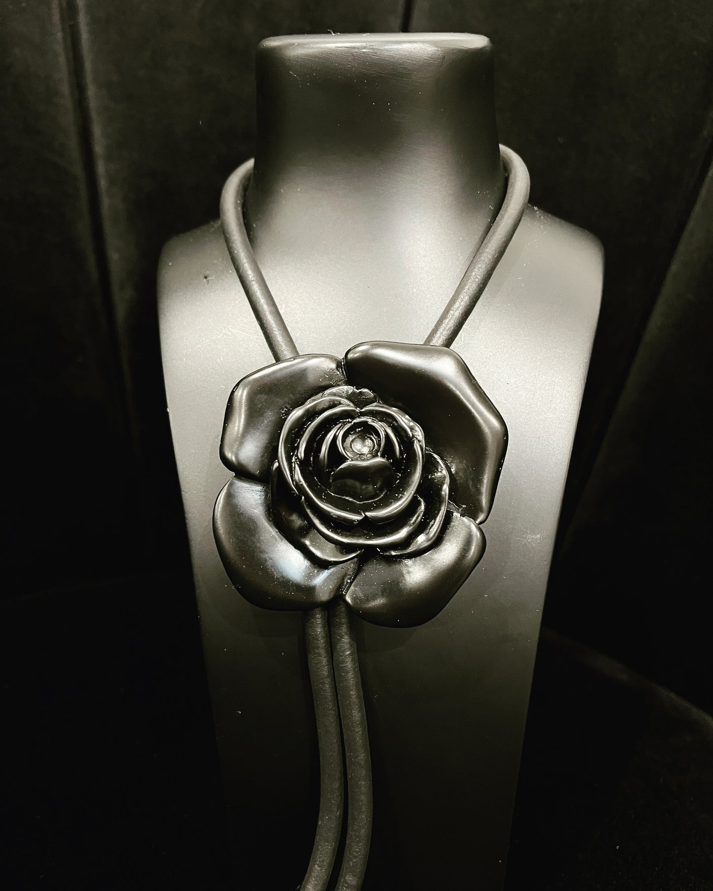 resin rose brooch gold black brooch made in melbourne handmade in melbourne statement brooch bold brooch eloise the label