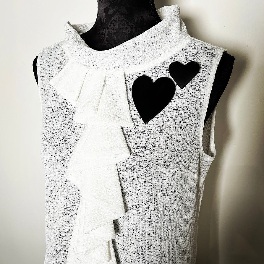 resin heart brooch black made in melbourne handmade in melbourne statement brooch bold brooch eloise the label