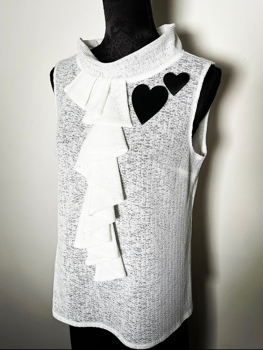 resin heart brooch black made in melbourne handmade in melbourne statement brooch bold brooch eloise the label