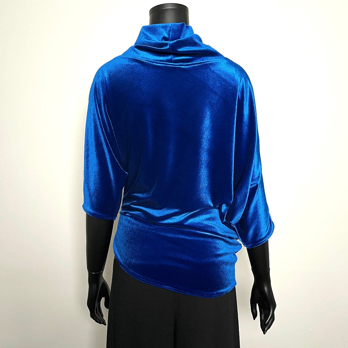 blue velvet top evening top made in melboune eloise the label