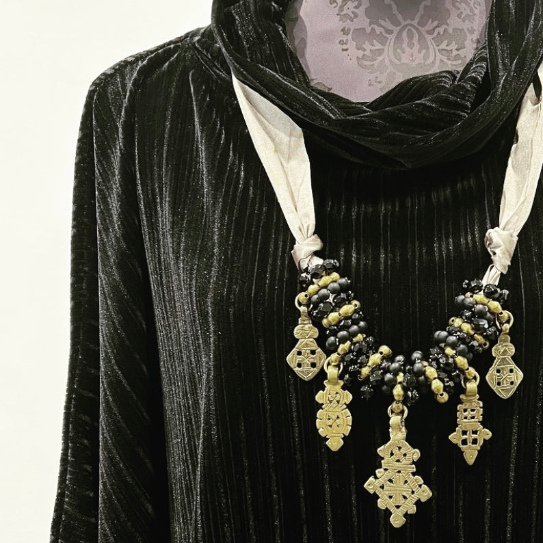 Bullets To Beauty Necklace - One of a kind