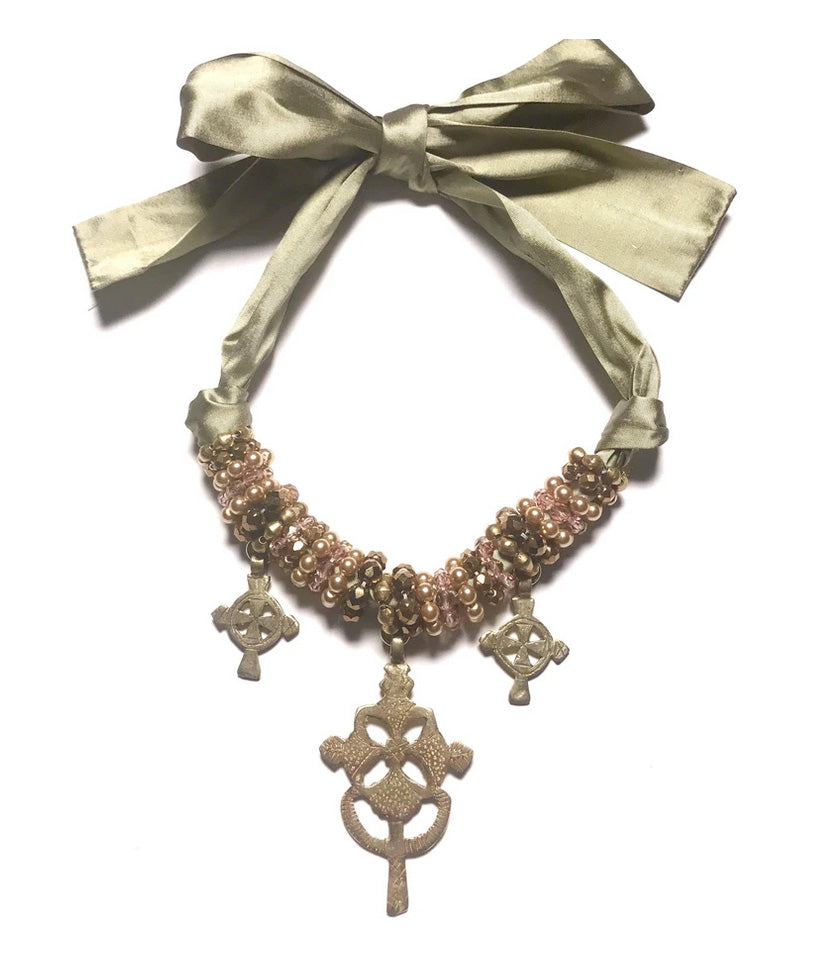 Bullets To Beauty Necklace - One of a kind