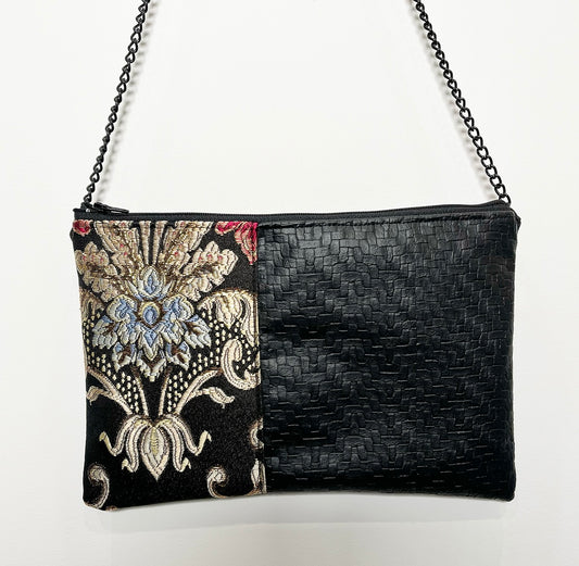 brocade bag handmade in melbourne shoulder bag evening purse fabric bag stylish bag unique bag statement accessories australian made bags eloise the label