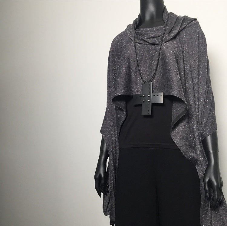 womens wrap ladies apparel stylish clothing handmade in melbourne classy elegant clothing timeless pieces timeless clothing classic style unique clothing unique style ageless style luxe fabrics statement clothing statement style evening style clothing grey womens clothing made in australia eloise the label