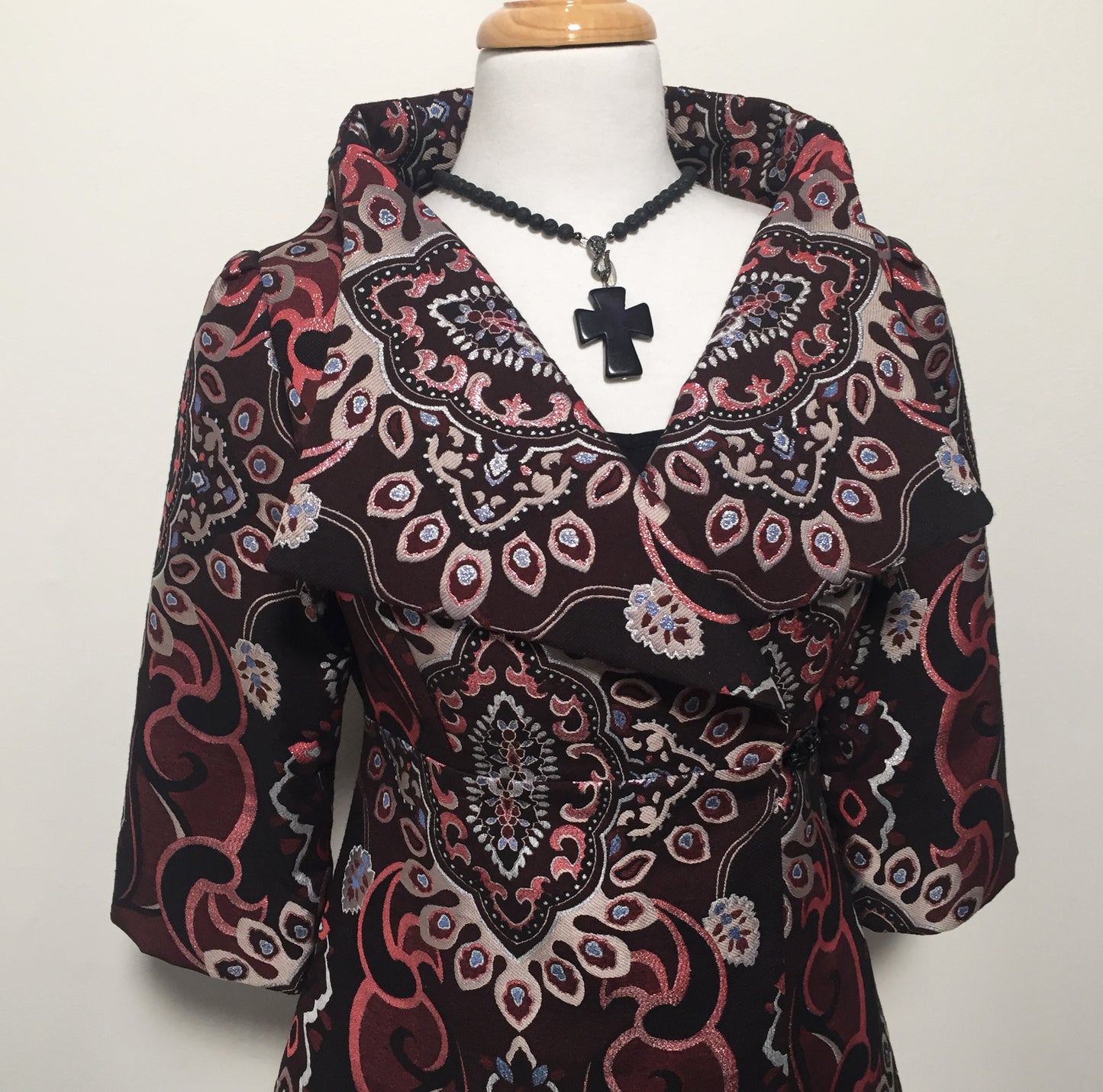 brocade jacket womens jacquard coat dress ladies apparel stylish clothing handmade in melbourne classy elegant clothing timeless pieces timeless clothing classic style unique clothing unique style ageless style luxe fabrics statement clothing statement style evening style clothing floral jacquard jacket womens clothing made in australia eloise the label