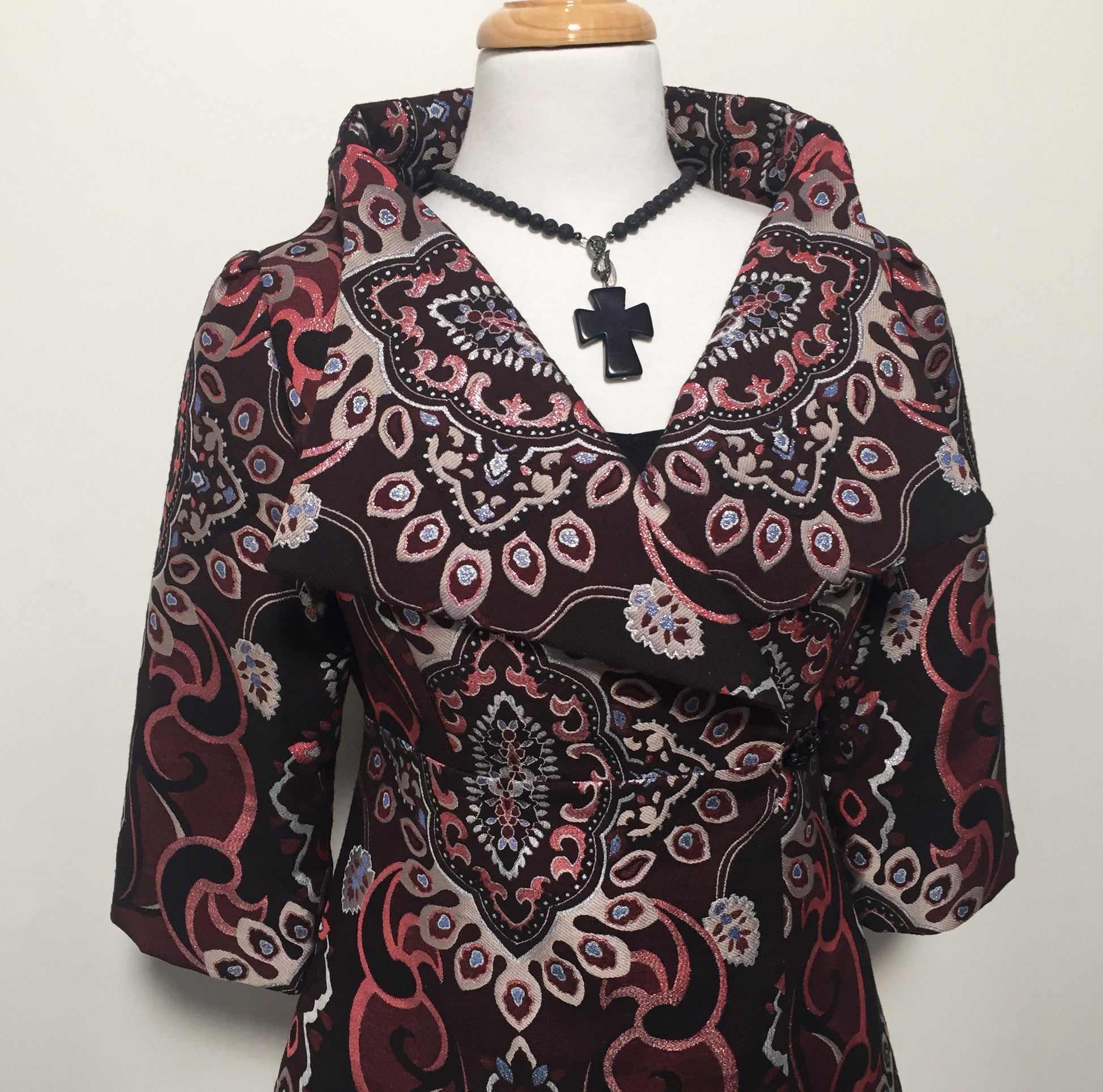 brocade jacket womens jacquard coat dress ladies apparel stylish clothing handmade in melbourne classy elegant clothing timeless pieces timeless clothing classic style unique clothing unique style ageless style luxe fabrics statement clothing statement style evening style clothing floral jacquard jacket womens clothing made in australia eloise the label