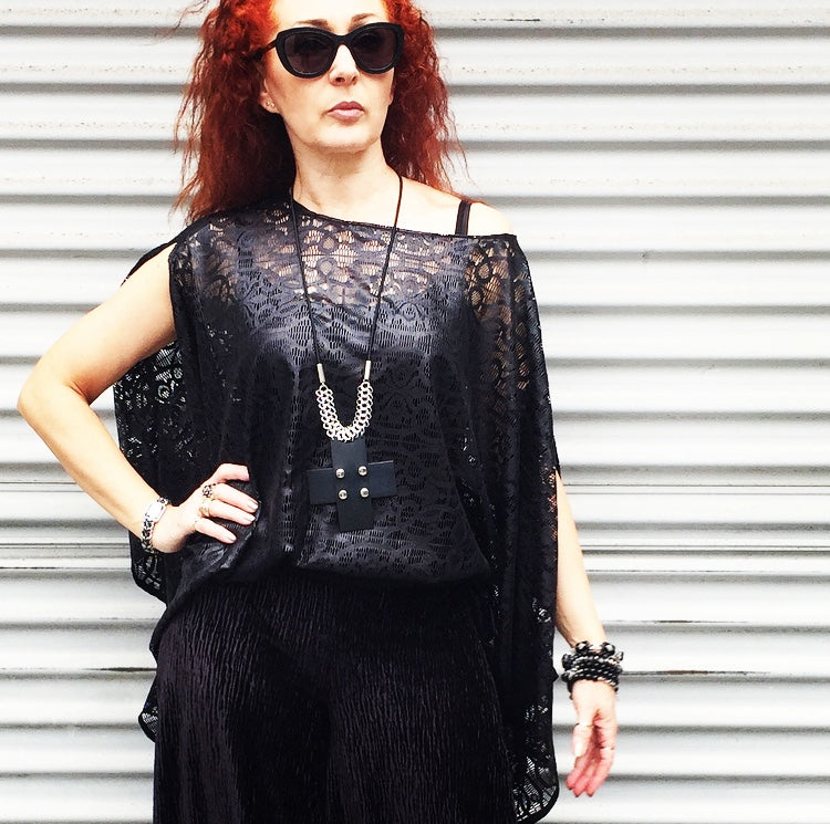 black lace top ladies top womens apparel stylish clothing handmade in melbourne classy elegant clothing timeless pieces timeless clothing classic style unique clothing unique style ageless style luxe fabrics statement clothing statement style clothing womens clothing made in australia eloise the label
