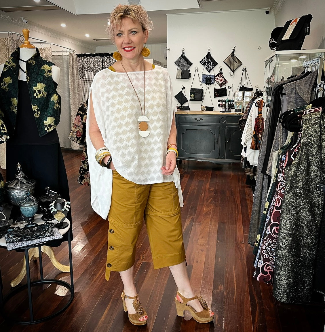 White georgette top ladies top womens apparel ladies top stylish clothing handmade in melbourne classy elegant clothing timeless pieces timeless clothing classic style unique clothing unique style ageless style luxe fabrics statement clothing statement style clothing womens clothing made in australia eloise the label