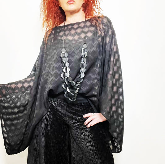 Black georgette top ladies top womens apparel ladies top stylish clothing handmade in melbourne classy elegant clothing timeless pieces timeless clothing classic style unique clothing unique style ageless style luxe fabrics statement clothing statement style clothing womens clothing made in australia eloise the label