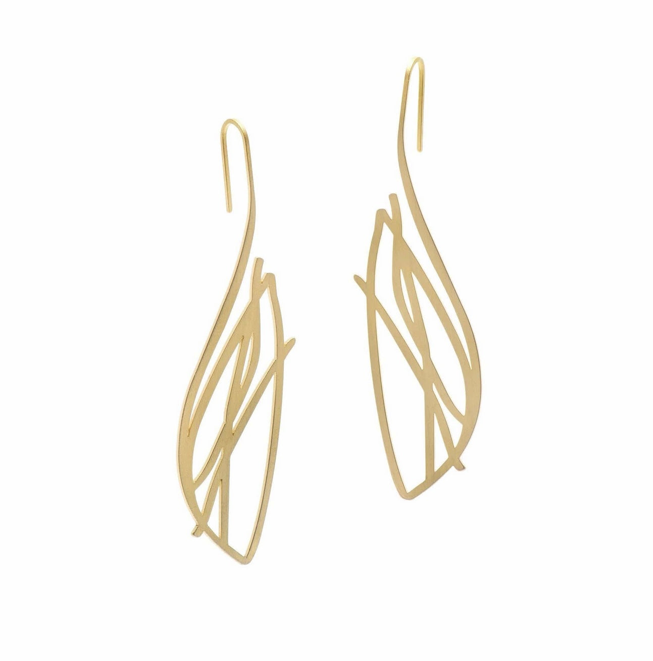 handmade statement earrings gold handmade in melbourne australian made jewellery eloise the label