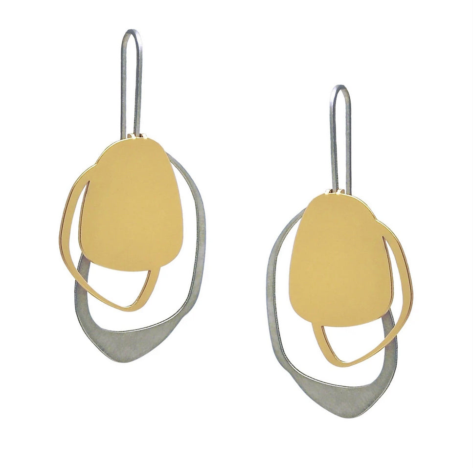 drop earrings handmade statement earrings gold handmade in melbourne australian made jewellery eloise the label