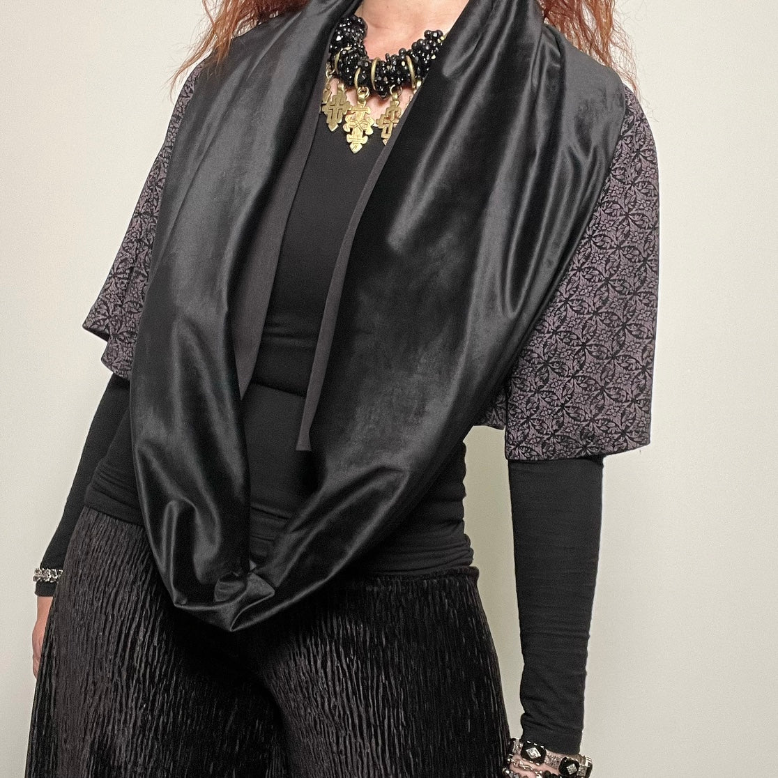 womens bolero jacket jacquard ladies apparel stylish clothing handmade in melbourne classy elegant clothing timeless pieces timeless clothing classic style unique clothing unique style ageless style luxe fabrics statement clothing statement style evening style clothing womens jacket clothing made in australia eloise the label