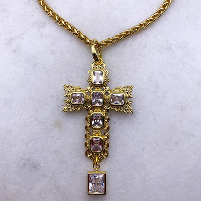 Provenance Gold Cross Necklace