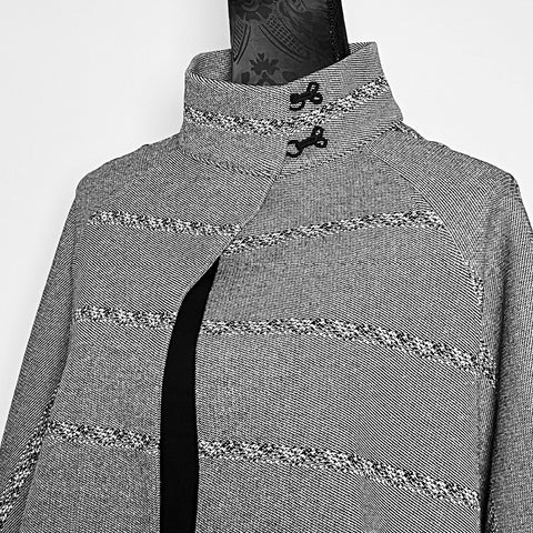 Abbey Coat - Limited Edition - Grey stripe