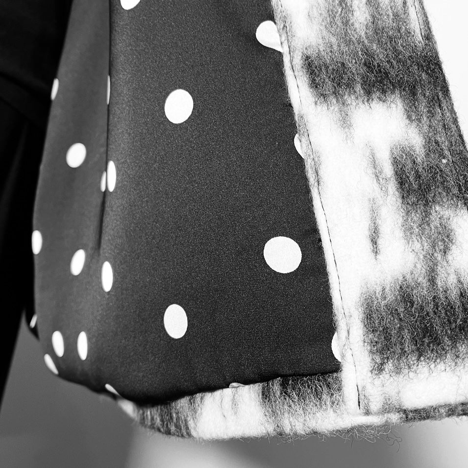 Abbey Swing Coat - Italian Brushed Wool Blend - One Of A Kind