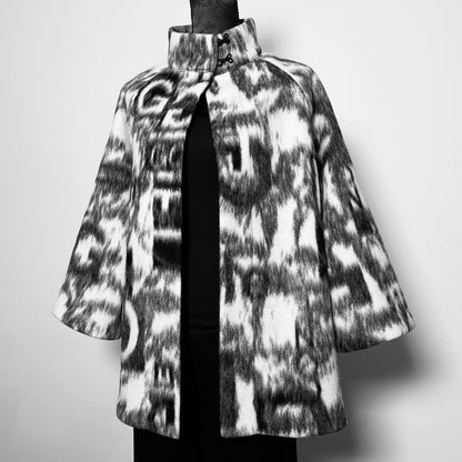 Abbey Swing Coat - Italian Brushed Wool Blend - One Of A Kind