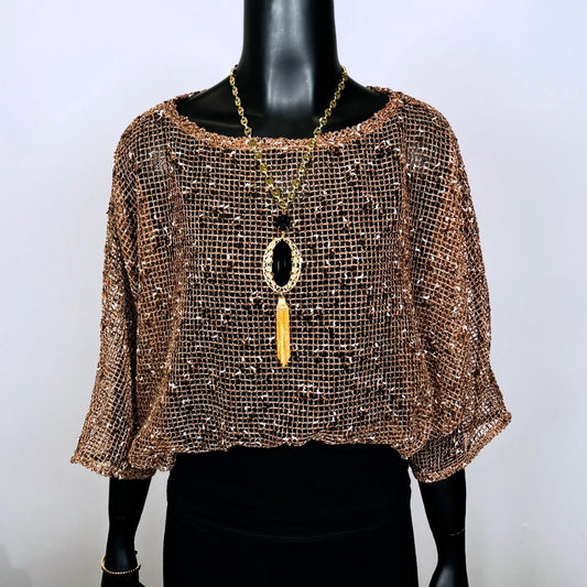 Allure Top - Mesh In Coffee