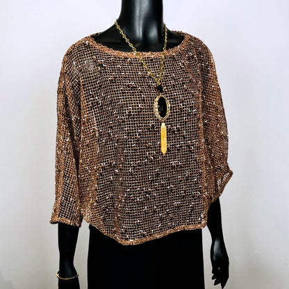 Allure Top - Mesh In Coffee