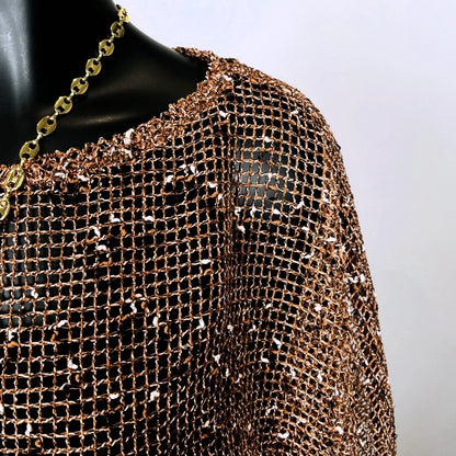Allure Top - Mesh In Coffee
