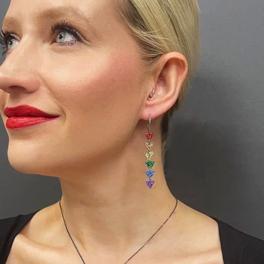 Anja Rainbow Hoops